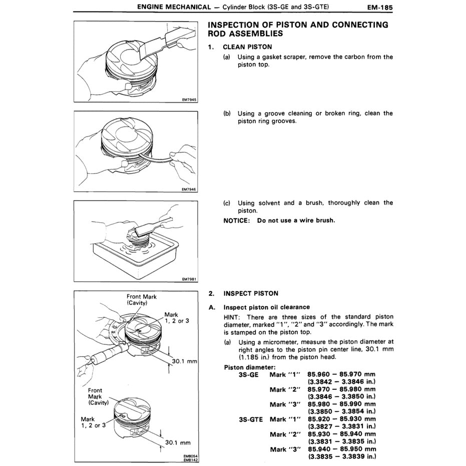 Toyota Engine 3S-GE / 3S-GTE/ 5S-FE Service Repair Workshop Manual - page 6