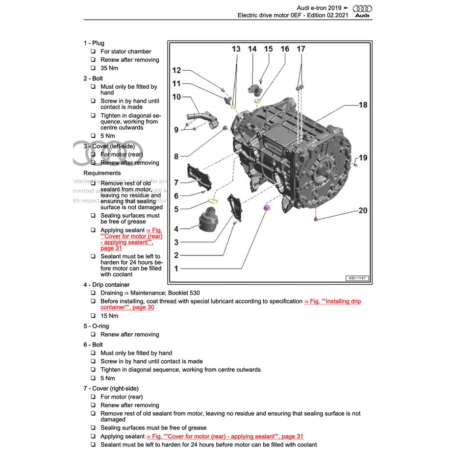 Audi e-tron EV 2019+ Full Manual Set – Repair & Maintenance Manual - page 3