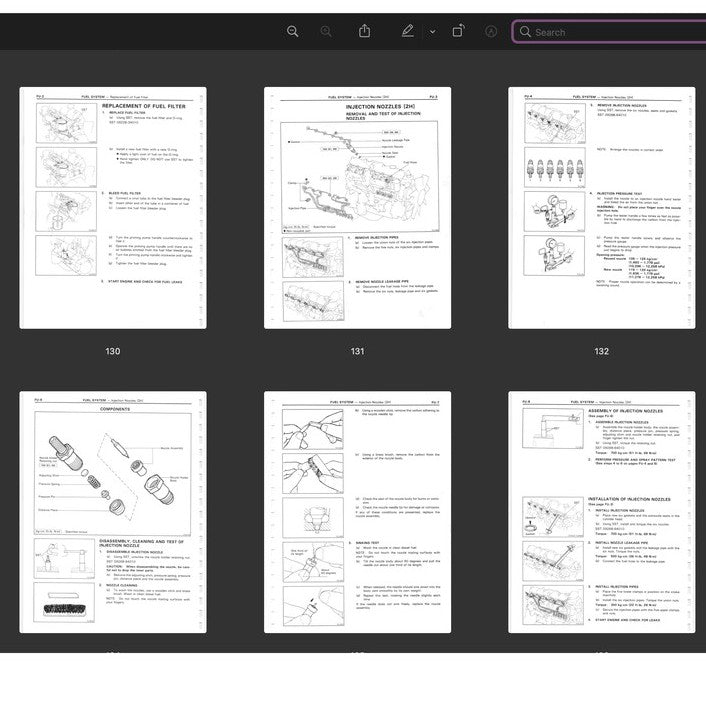 [CLASSIC] Toyota "H" Series Engine 1975-1988 Full Manual Set – Repair Manual - page 4