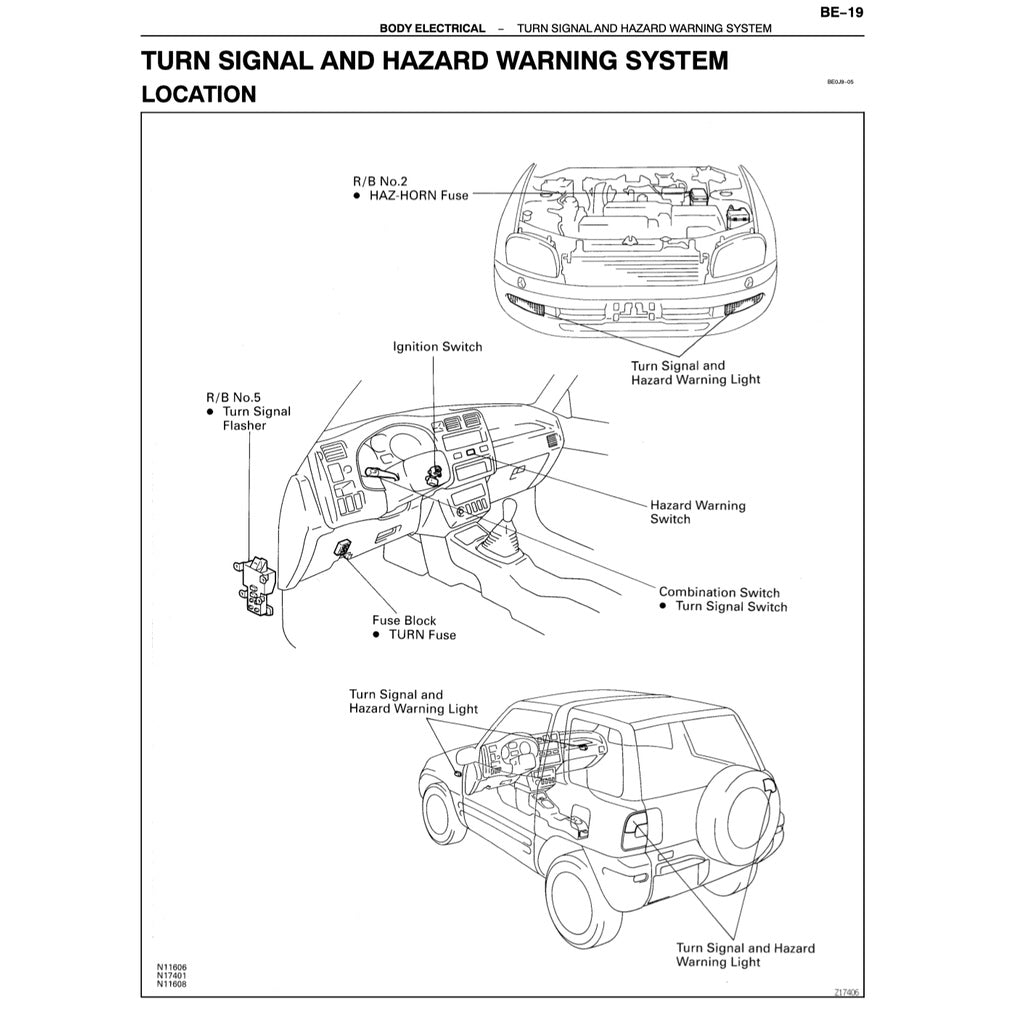 Toyota RAV4 XA10 1996-2000 Full Manual Set – Repair & Maintenance Manual - page 5