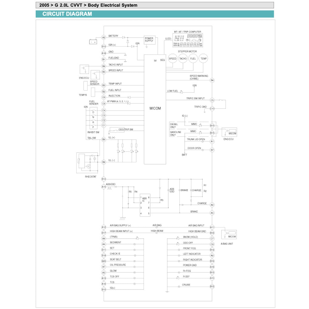 Kia CERATO / SPECTRA LD 2004-2009 Full Manual Set – Repair & Maintenance Manual - page 8