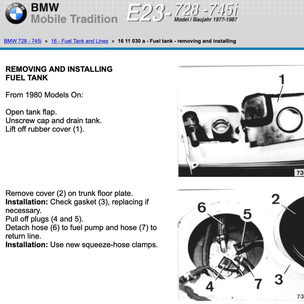 BMW 728-745i E23 1977-1986 Full Manual Set – Service Repair Workshop Manual - page 4