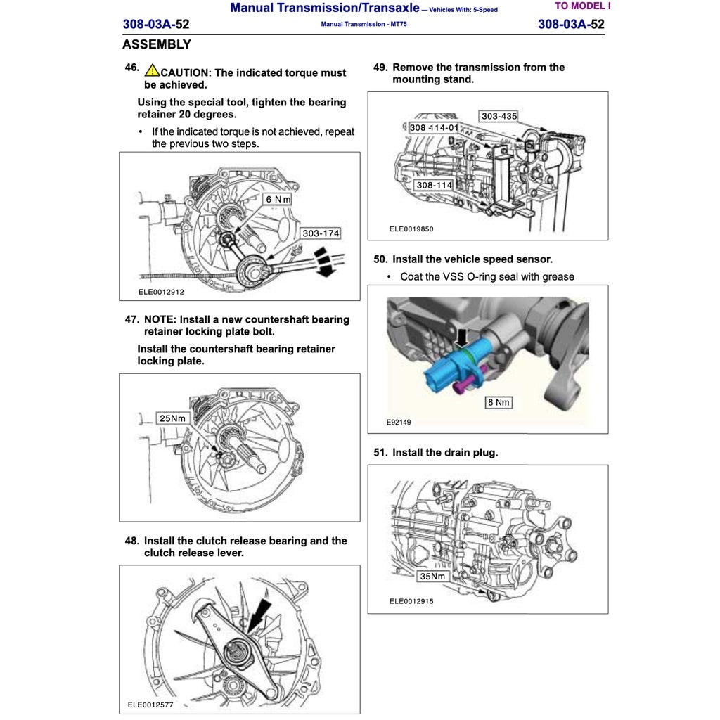 Mazda BT50 BT-50 UP/UR 2011-2020 Full Manual Set – Repair & Maintenance Manual - page 3