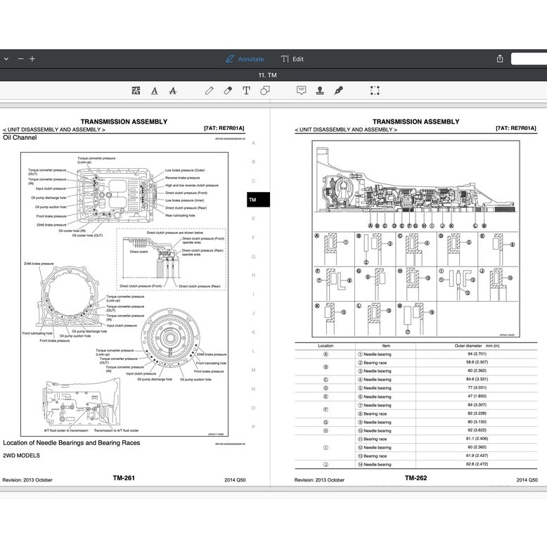 Infiniti Q50 2014-2022 Full Manual Set – Repair & Maintenance Manual - page 5