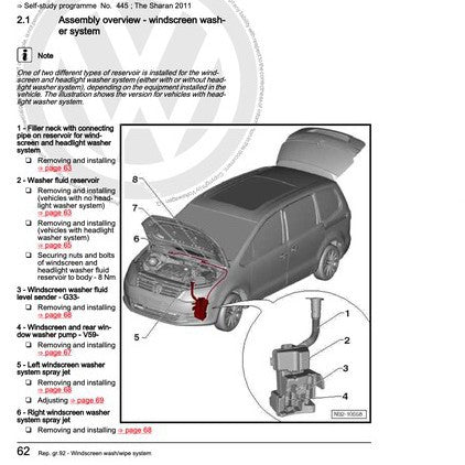 VW SHARAN 7N 2011-2020 Full Manual Set – Repair & Maintenance Manual - page 9
