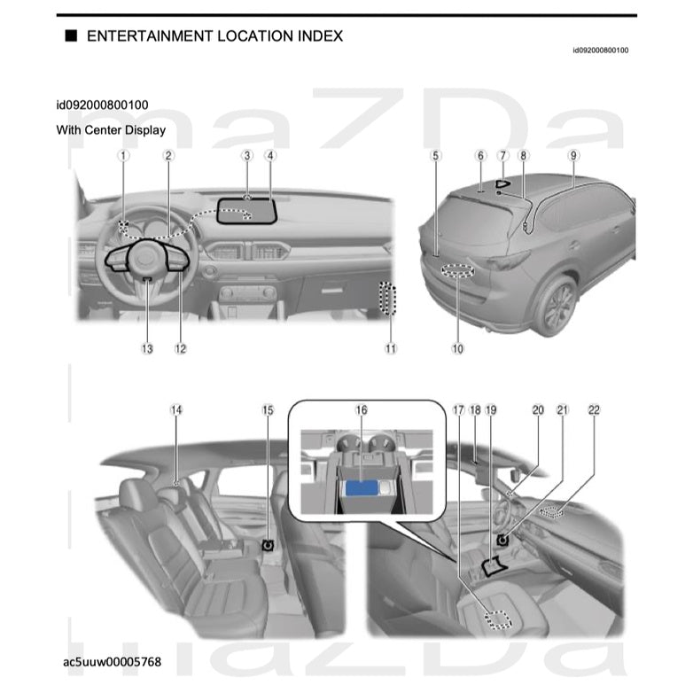 Mazda CX-5 KF 2018-2022 Full Manual Set – Repair & Maintenance Manual - page 9