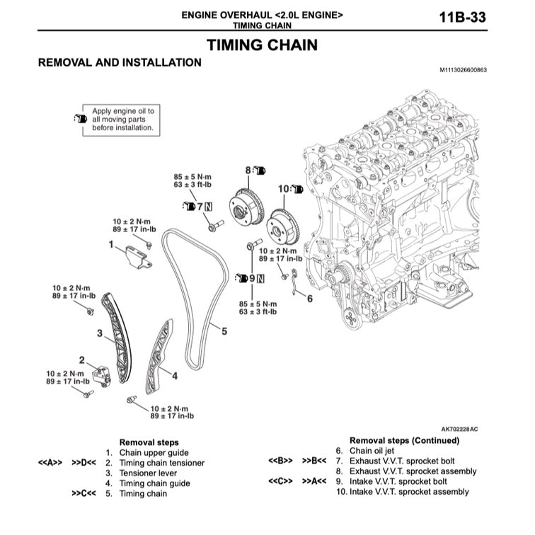 Mitsubishi LANCER SPORTBACK 2010-2012 Full Manual Set – Repair & Maintenance Manual - page 3
