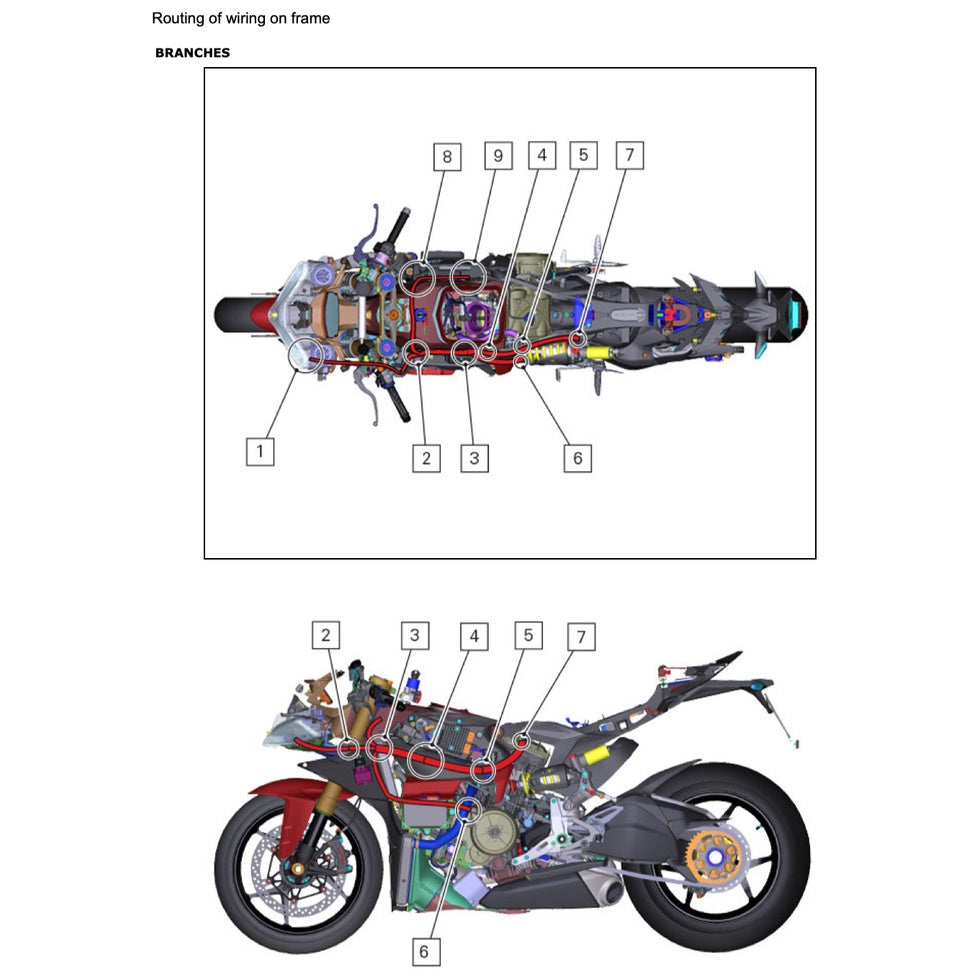 Ducati PANIGALE 1299S 2015-2018 Full Manual Set – Repair & Maintenance Manual and Spare Parts Catalog and OWNER's Manual - page 8