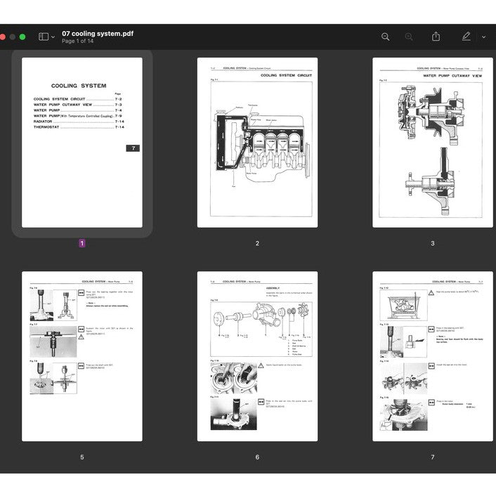 [CLASSIC] Toyota "T" Series Engine 1978-1988 Full Manual Set – Repair Manual - page 3