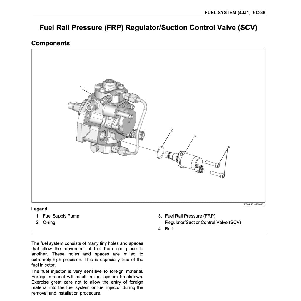 Isuzu Engine 4JJ1 Workshop Repair Manual / Isuzu D-MAX - page 4