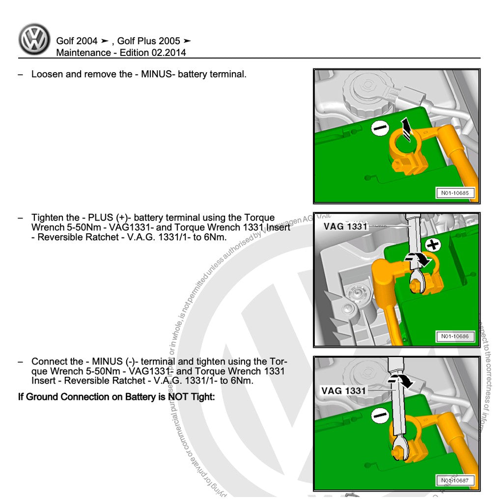 VW GOLF MK5 2004-2009 Full Manual Set – Repair & Maintenance Manual - page 2