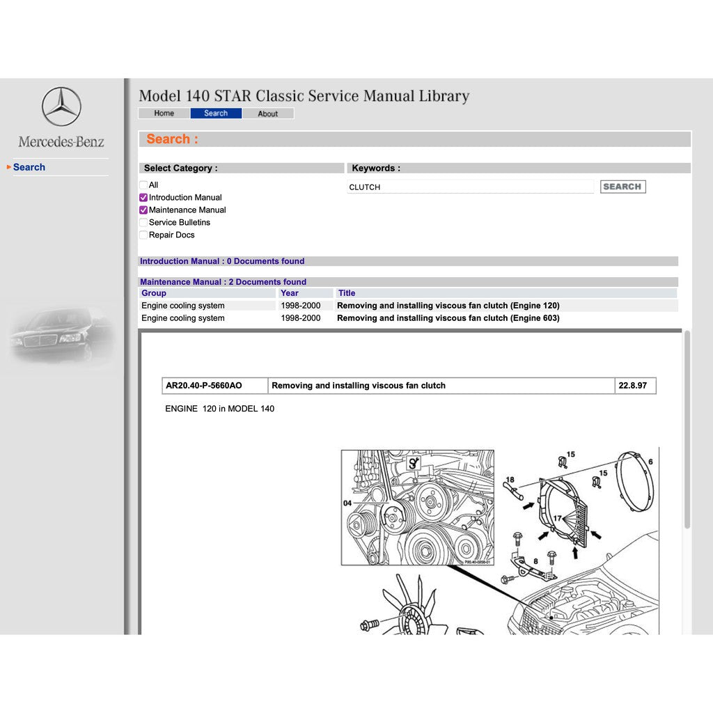 Mercedes-Benz W140 1991-1998 Full Manual Set – Repair & Maintenance Manual LIBRARY - page 3