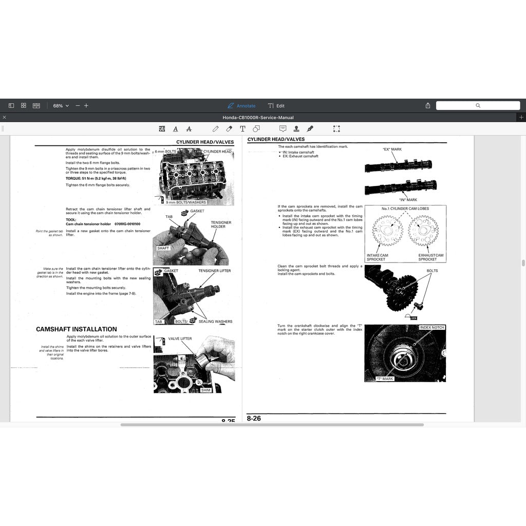 Honda CB1000R SC60 2009-2017 Full Manual Set – Repair & Maintenance Manual and User Handbook / CB 1000 R - page 6