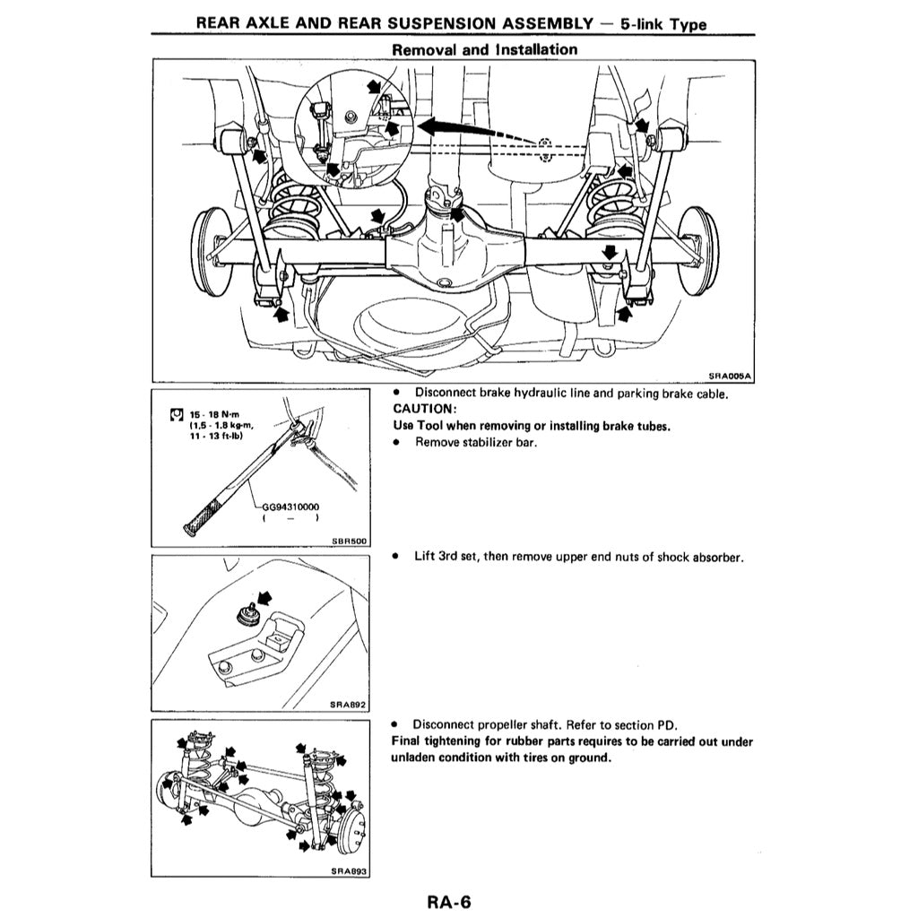 Nissan VANETTE C22 1985-1994-2010 Full Manual Set – Repair & Maintenance Manual - page 7