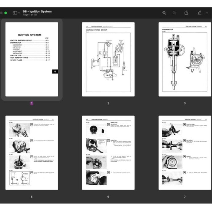 [CLASSIC] Toyota "4M" Engine 1977-1986 Full Manual Set – Repair Manual - page 4