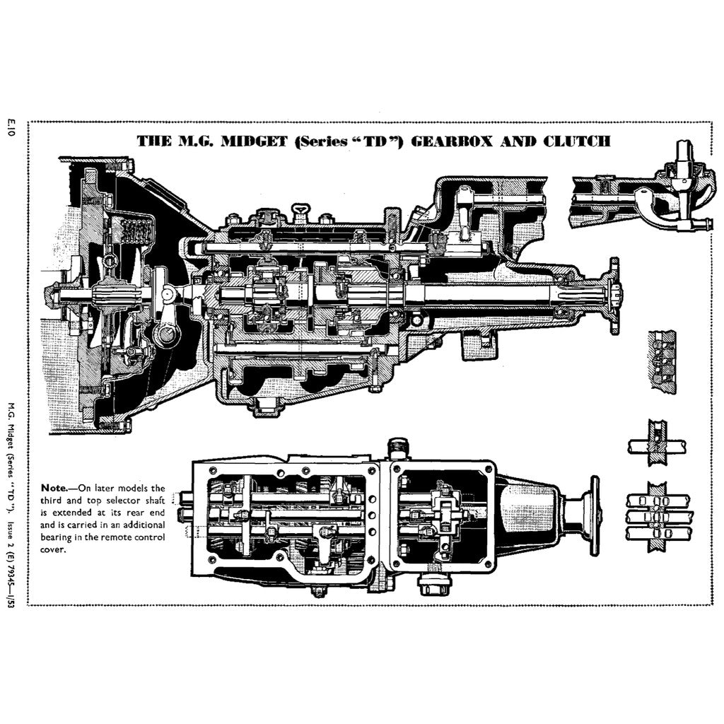 MG MIDGET Service Manual TD/TF 1936-1955 - page 6