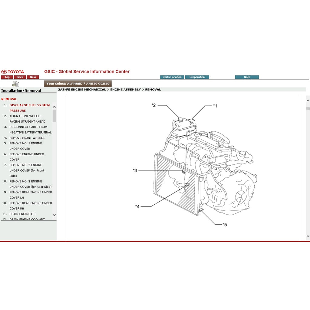Toyota ALPHARD / VELLFIRE ANH20/GGH20 2008-2015 Full Manual Set – Repair & Maintenance Manual - page 2