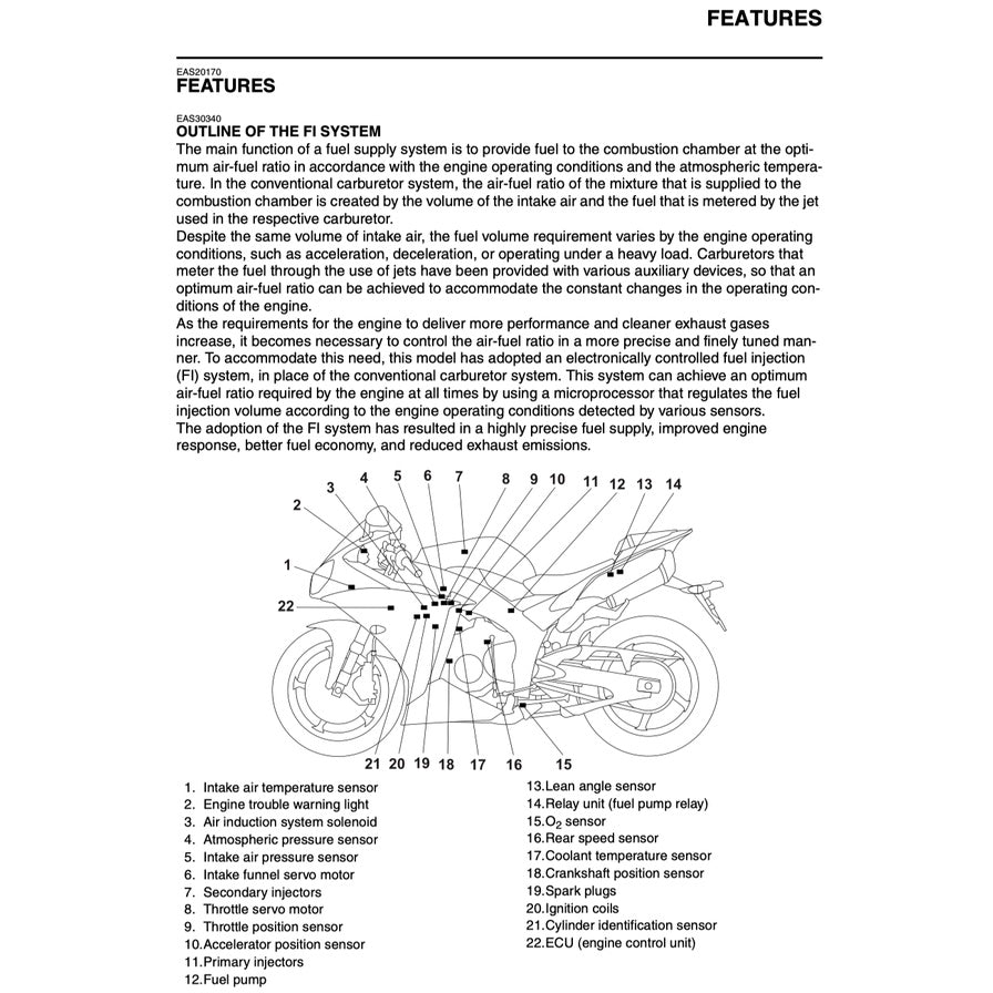 Yamaha YZF-R1 2012-2014 Full Manual Set – Repair & Maintenance Manual and Spare Parts Catalog and User Handbook - page 3
