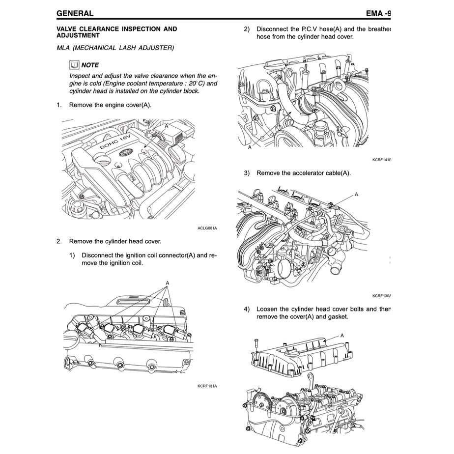 Naza CITRA II / Kia RONDO 2007-2013 Full Manual Set – Repair & Maintenance Manual - page 4