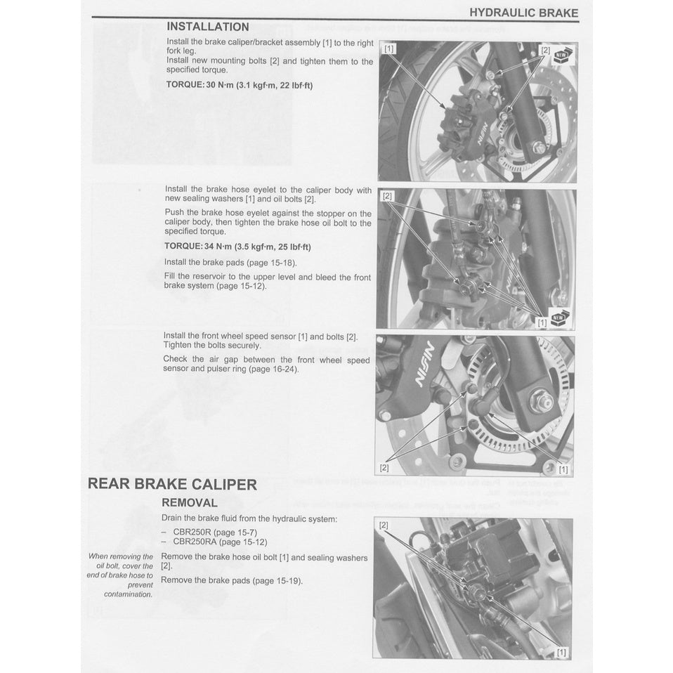 Honda CBR 250 R 2011-2021 Full Manual Set – Repair & Maintenance Manual and Spare Parts Catalog and User Handbook / CBR250R - page 4