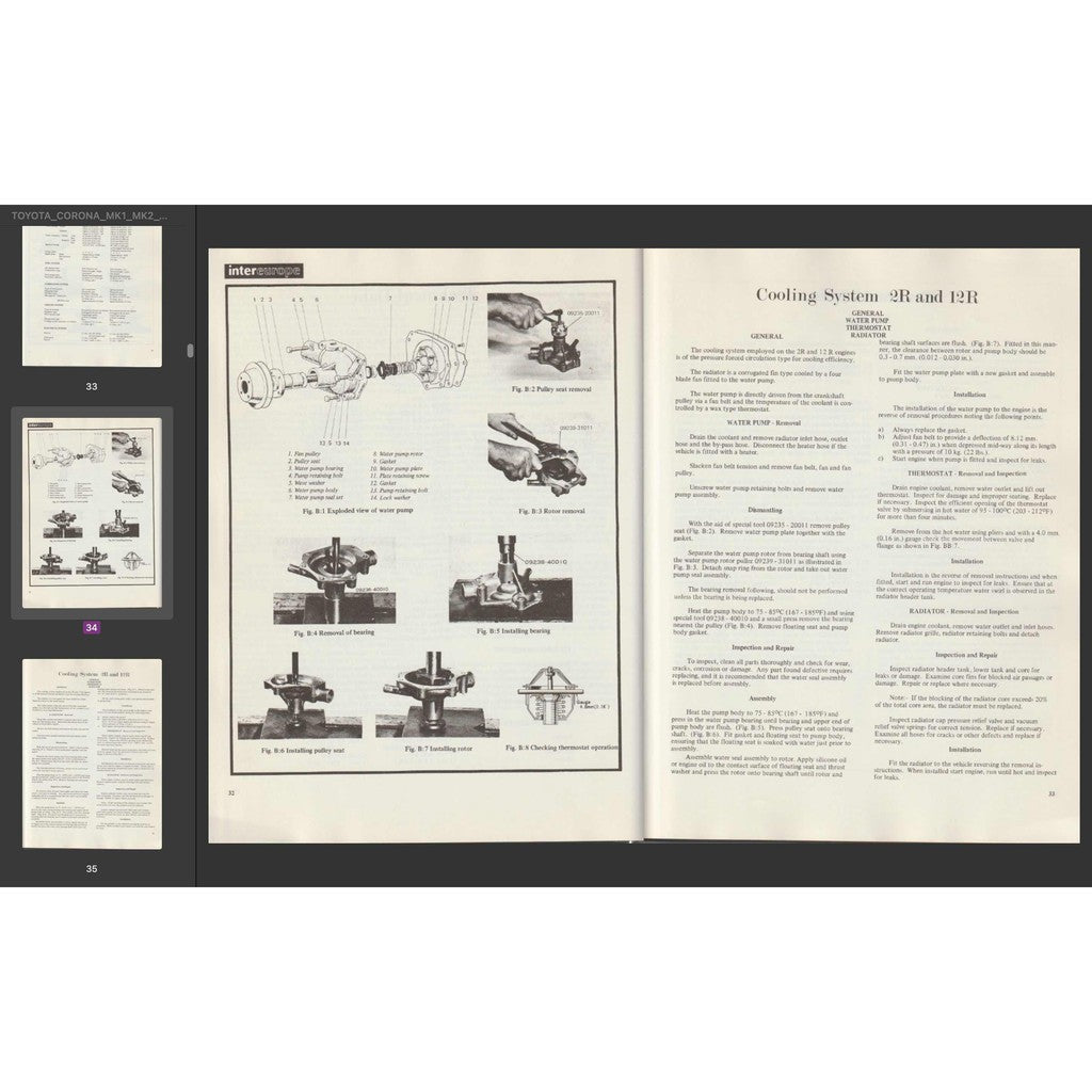 Toyota CORONA T40/T50 1962-1972 Full Manual Set – Repair & Maintenance Manual HARDCOVER - page 2