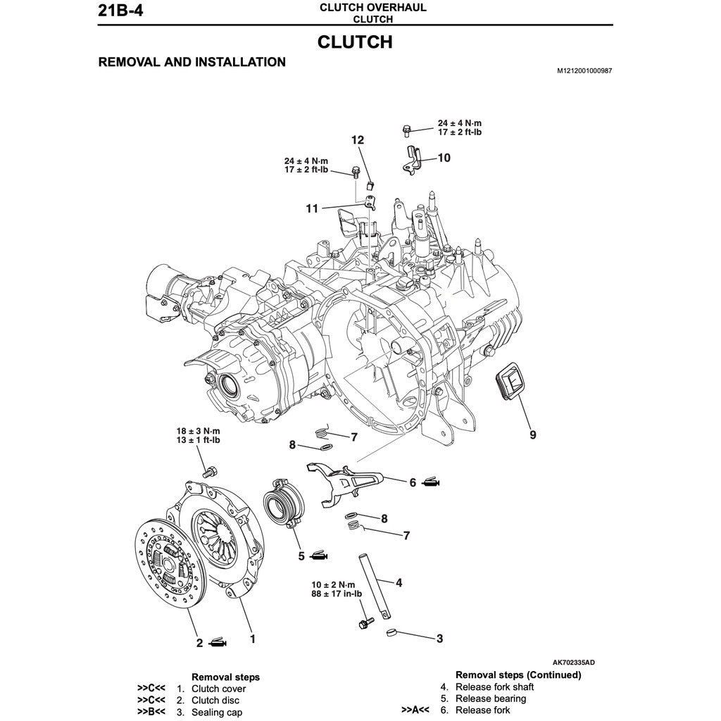 Mitsubishi LANCER EVO X 2008-2102 Full Manual Set – Repair & Maintenance Manual - page 4