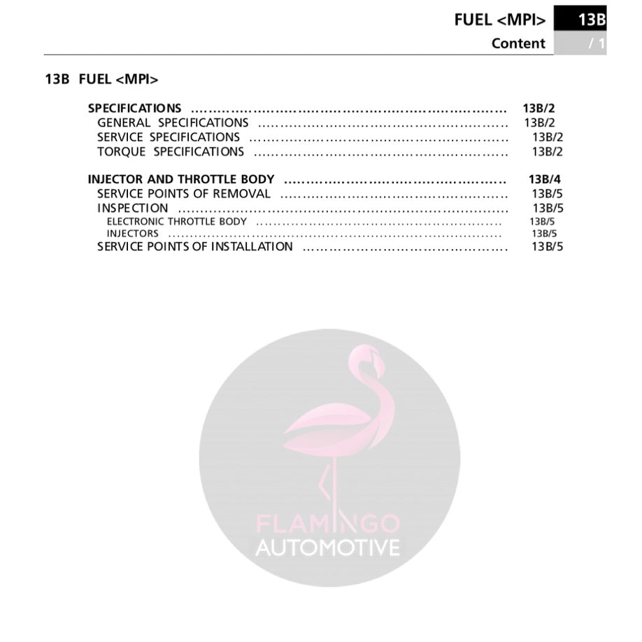 Proton CAMPRO S4P-CPS Engine Workshop Repair Manual / Proton GEN2 / WAJA / SATRIA NEO /EXORA - page 4
