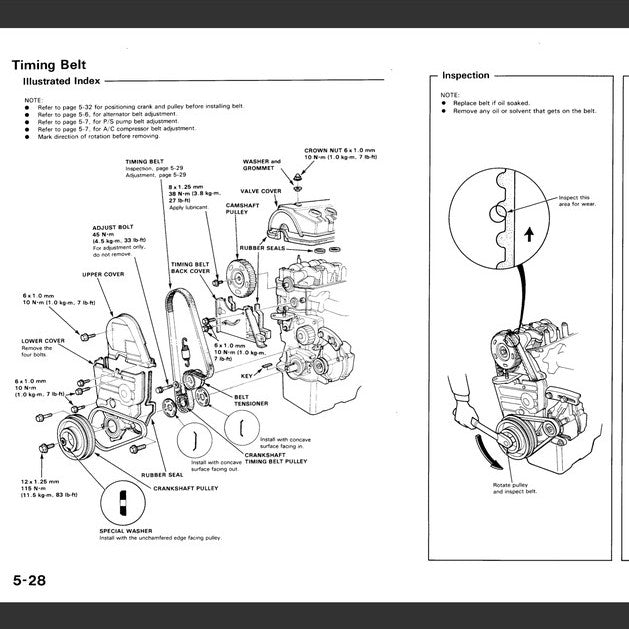 Honda CIVIC & CRX 4 ED/EE/EF/SH 1988-1991 Full Manual Set – Repair & Maintenance Manual - page 3