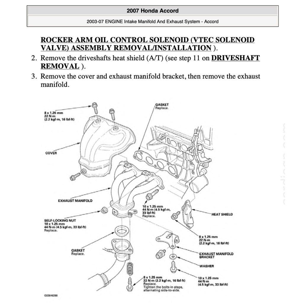 Honda ACCORD 7 CL 2003-2008 Full Manual Set – Repair & Maintenance Manual - page 3