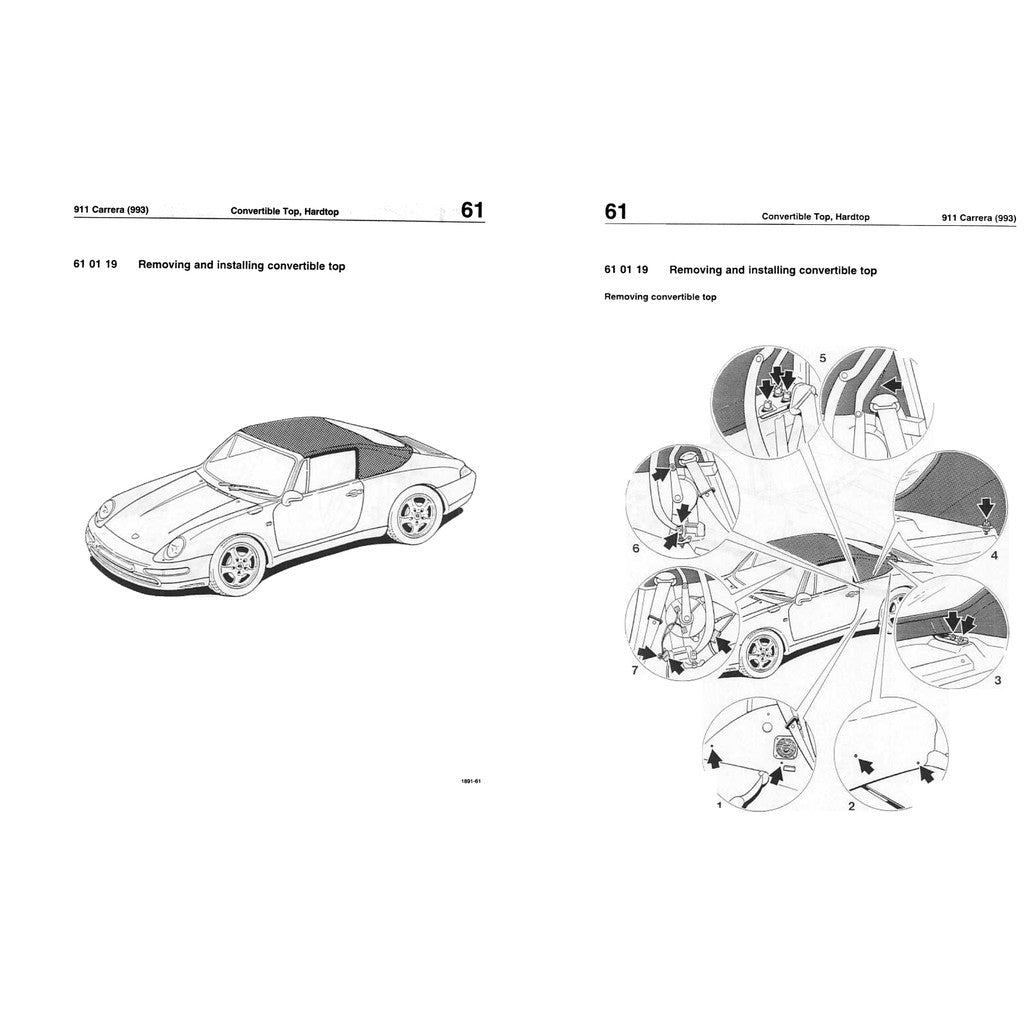 Porsche 911 993 1994-1998 Full Manual Set – Repair & Maintenance Manual and Spare Parts Catalog - page 7