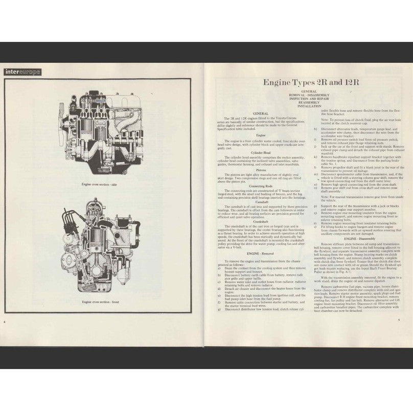 [CLASSIC] Toyota CORONA T40/T50 1962-1972 Full Manual Set – Repair & Maintenance Manual - page 3