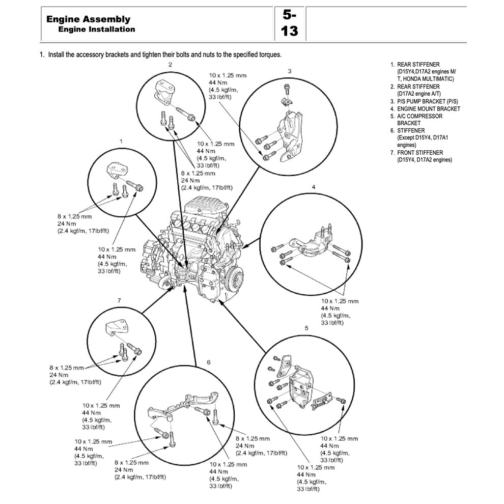 Honda CIVIC 7 2001-2005 Full Manual Set – Repair & Maintenance Manual - page 4