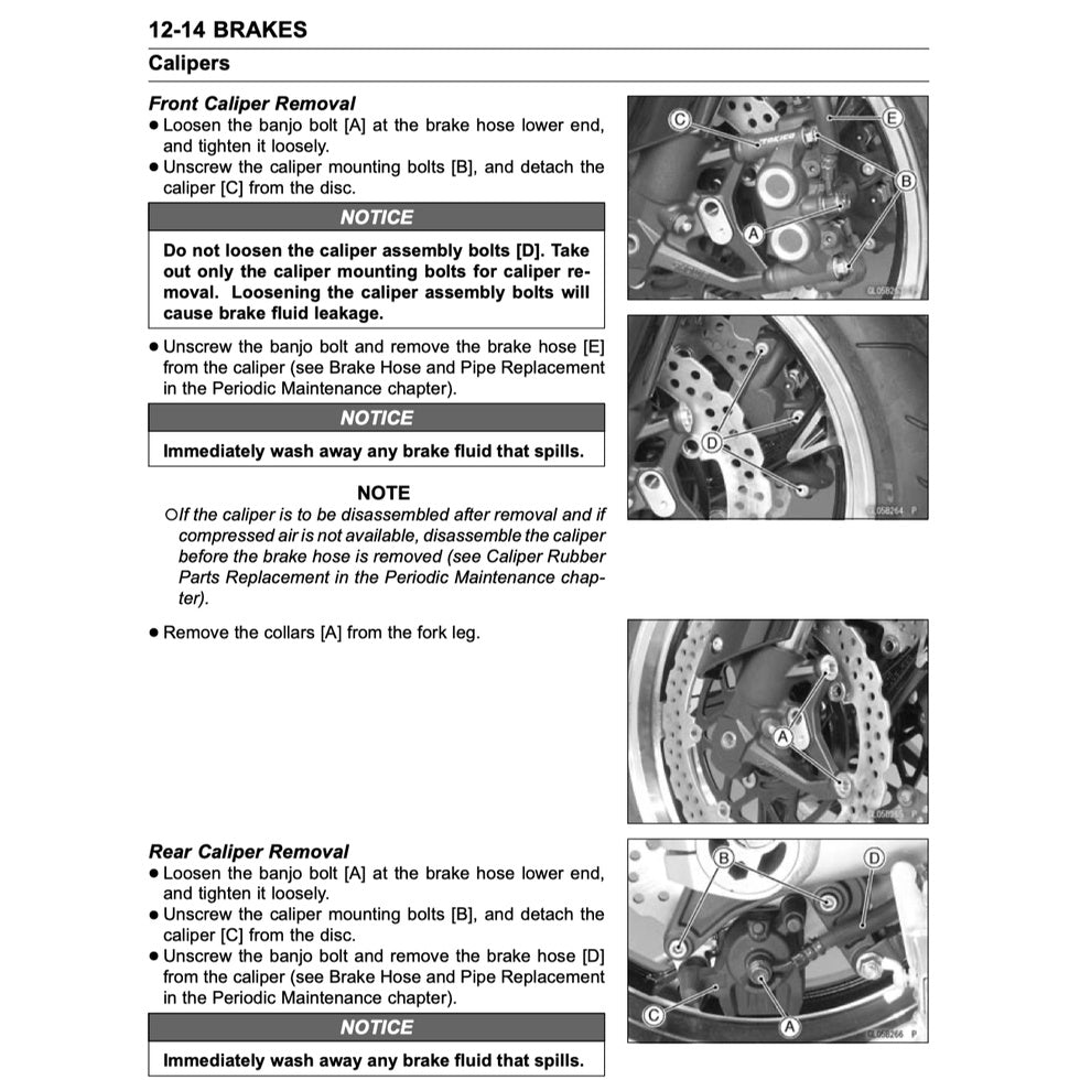 Kawasaki Z1000 2010-2013 Full Manual Set – Repair & Maintenance Manual and User Handbook - page 8