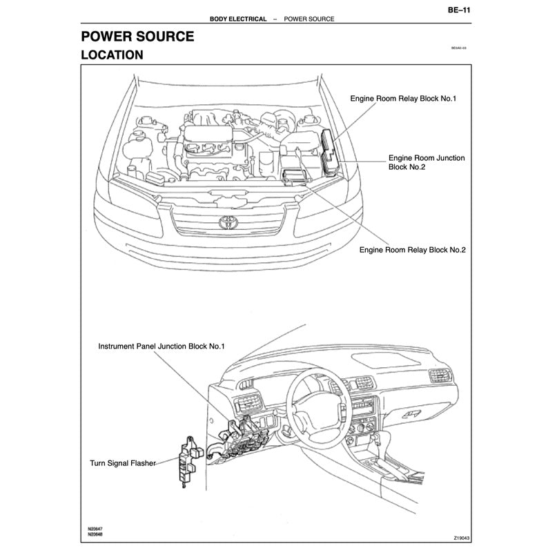 Toyota CAMRY ACV20 1997-2001 Full Manual Set – Repair & Maintenance Manual - page 6