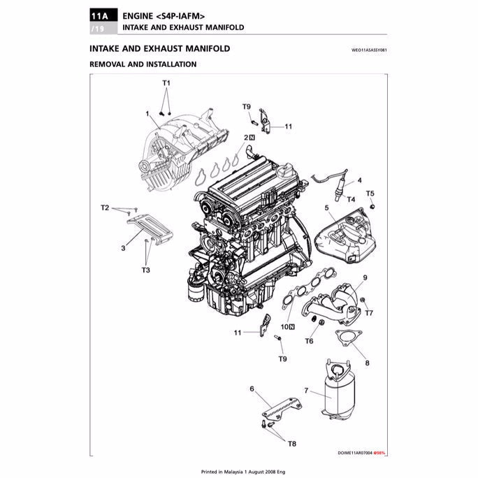 Proton CAMPRO S4P IAFM Engine Workshop Manual and Automatic Transmission F4A4A - page 2