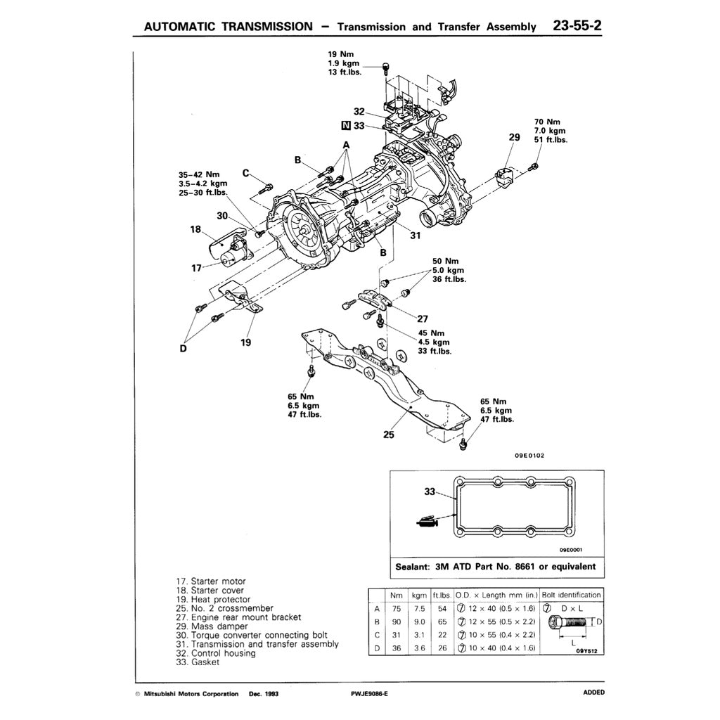 Mitsubishi PAJERO II V20 1991-1999 Full Manual Set – Repair & Maintenance Manual - page 8