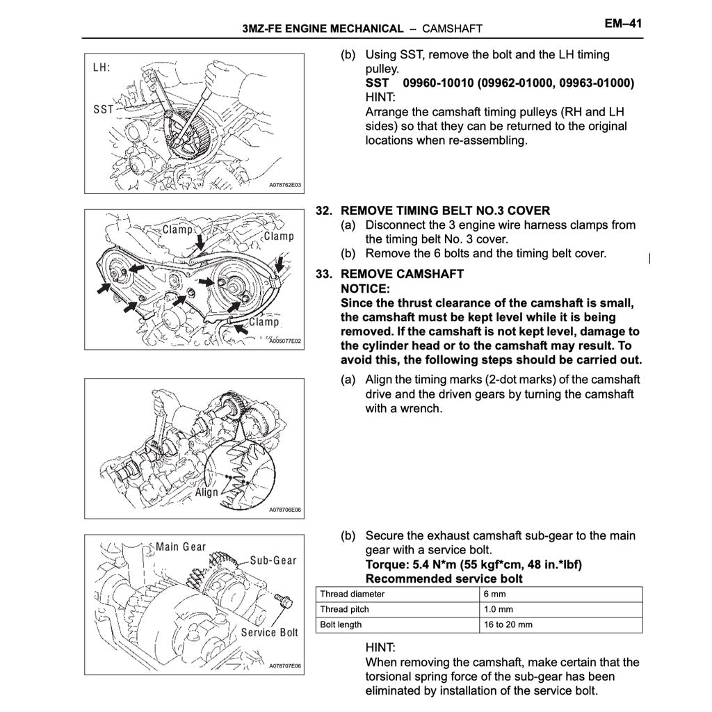 Lexus RX330 XU30 2004-2009 Full Manual Set – Repair & Maintenance Manual - page 4
