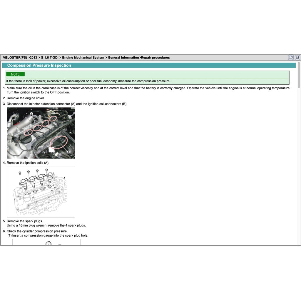 Hyundai VELOSTER FS 2011-2018 Full Manual Set – Repair & Maintenance Manual - page 6