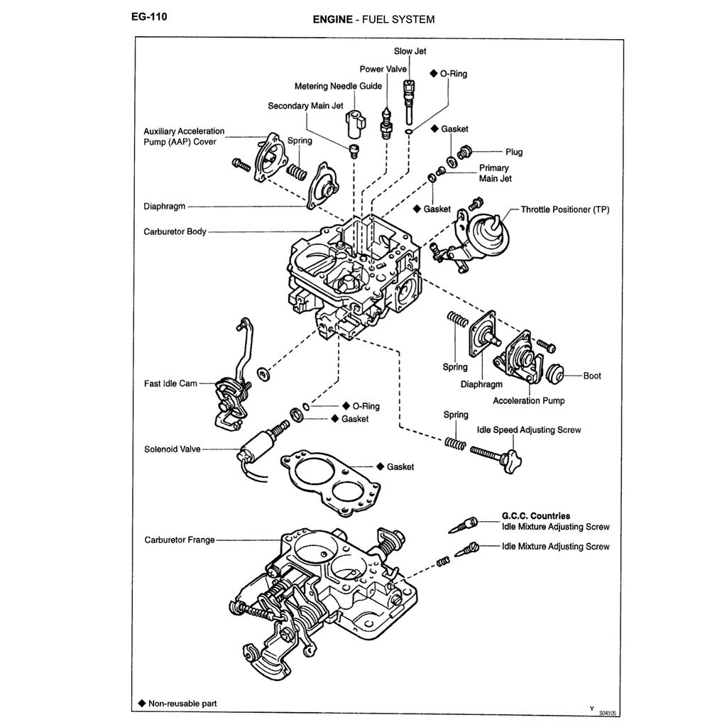 Toyota HILUX "SR" N140/150/160/170/190 1997-2005 Full Manual Set – Repair & Maintenance Manual - page 5