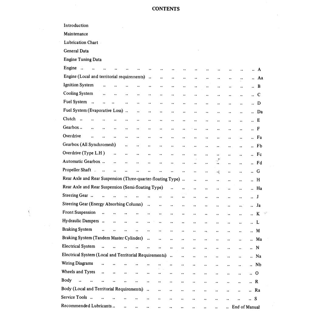 MG MGB 1962-1981 Full Manual Set – Repair & Maintenance Manual - page 2