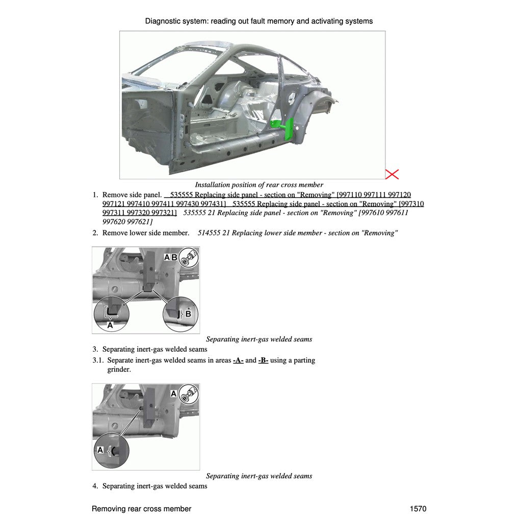 Porsche 911 997.1 & 997.2 2004-2013 Full Manual Set – Repair & Maintenance Manual and Spare Parts Catalog - page 3