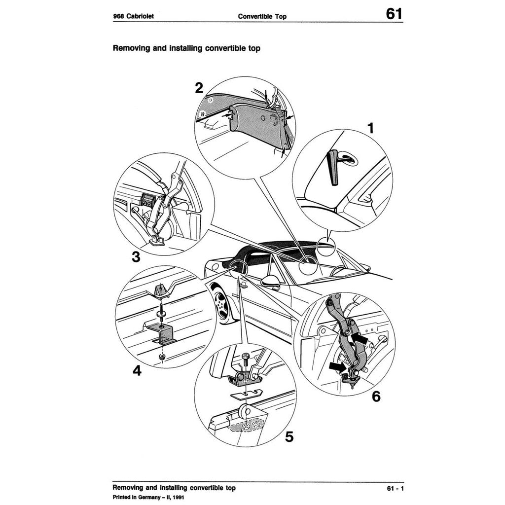 Porsche 968 1991-1995 Full Manual Set – Repair & Maintenance Manual - page 3