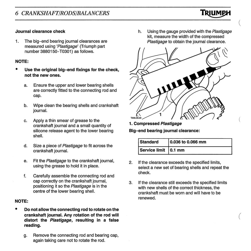 Triumph BONNEVILLE T100 /THRUXTON/SCRAMBLER/AMERICA/SPEEDMASTER 2001-2016 Full Manual Set – Repair & Maintenance Manual - page 6