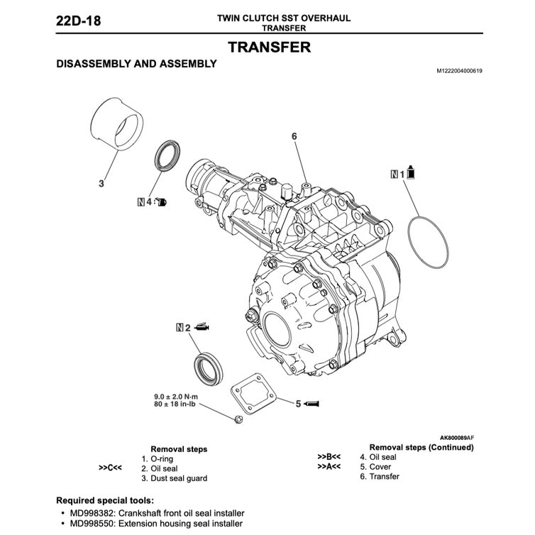 Mitsubishi LANCER SPORTBACK 2010-2012 Full Manual Set – Repair & Maintenance Manual - page 5