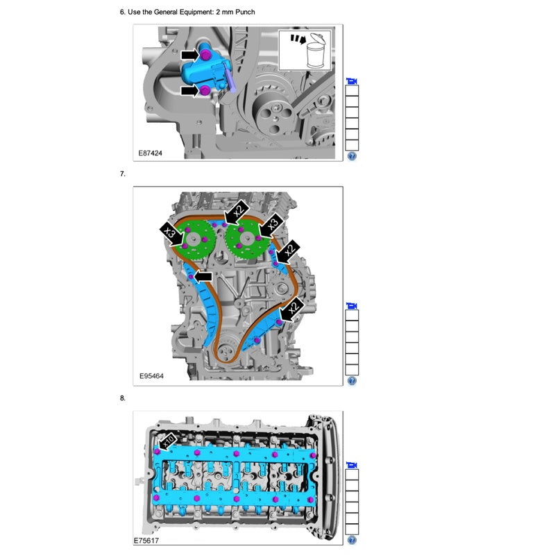 Ford Engine DURATORQ /PUMA 2.2.L TDCI Workshop Repair Manual - page 3