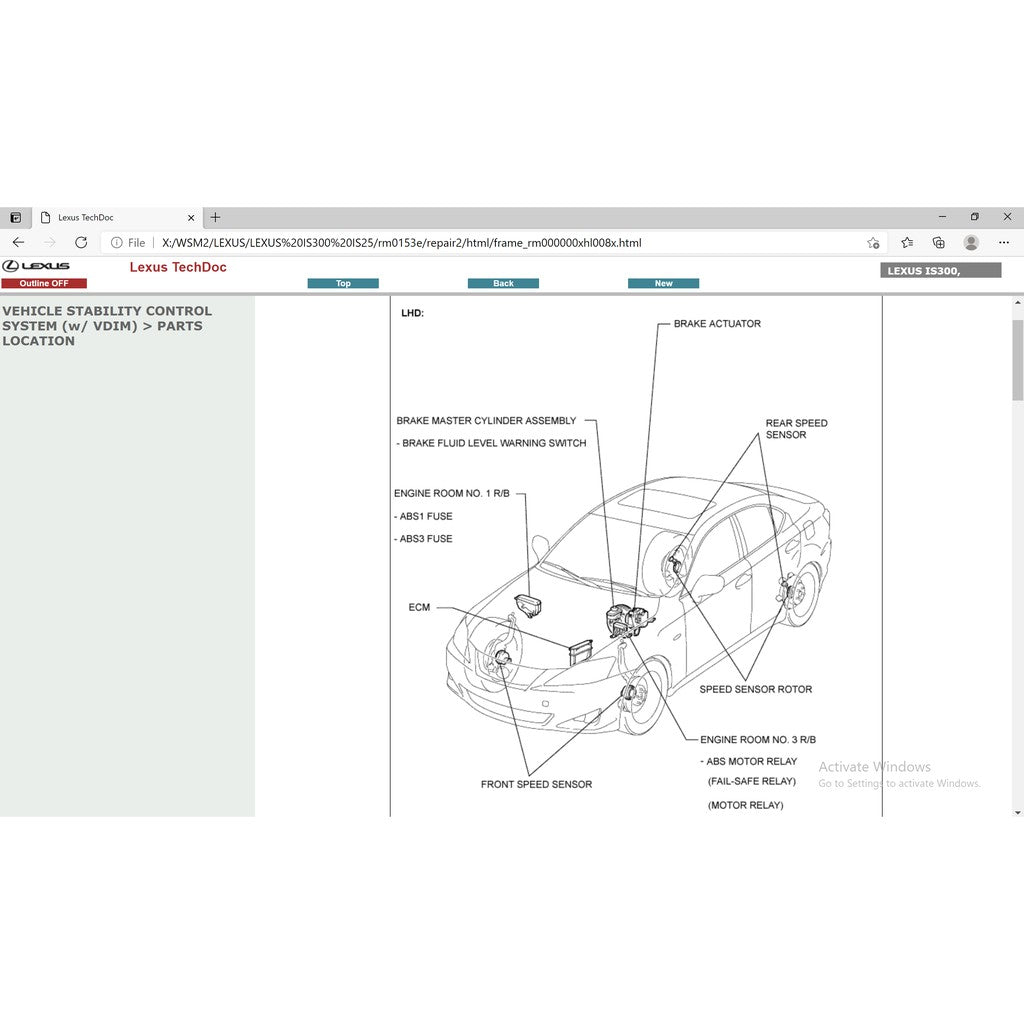Lexus IS200/IS250/IS300/IS350 2006-2013 Full Manual Set – Repair & Maintenance Manual - page 5