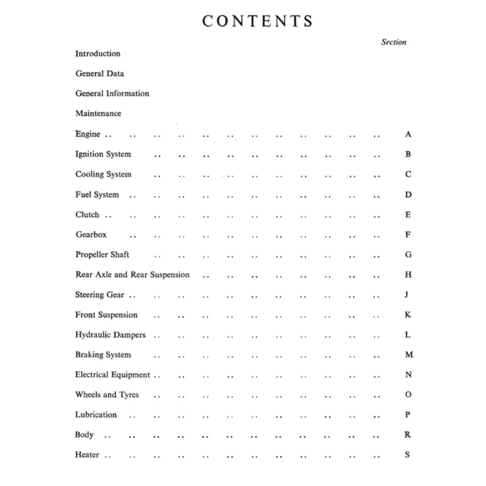 [CLASSIC] AUSTIN A30 & A35 1951-1968 Full Manual Set – Repair & Maintenance Manual - page 3