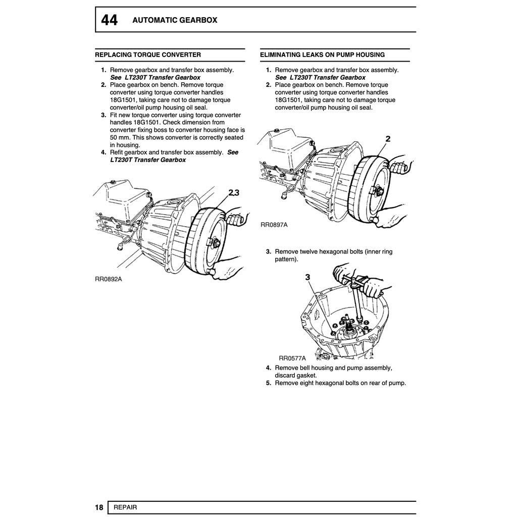 Land Rover DISCOVERY Series I 1989-1998 Full Manual Set – Repair & Maintenance Manual - page 6
