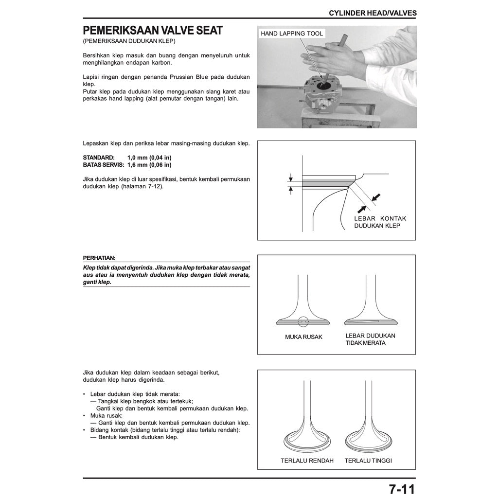 Honda WAVE 125 2002+ Full Manual Set – Repair & Maintenance Manual / BUKU PEDOMAN REPARASI - page 8