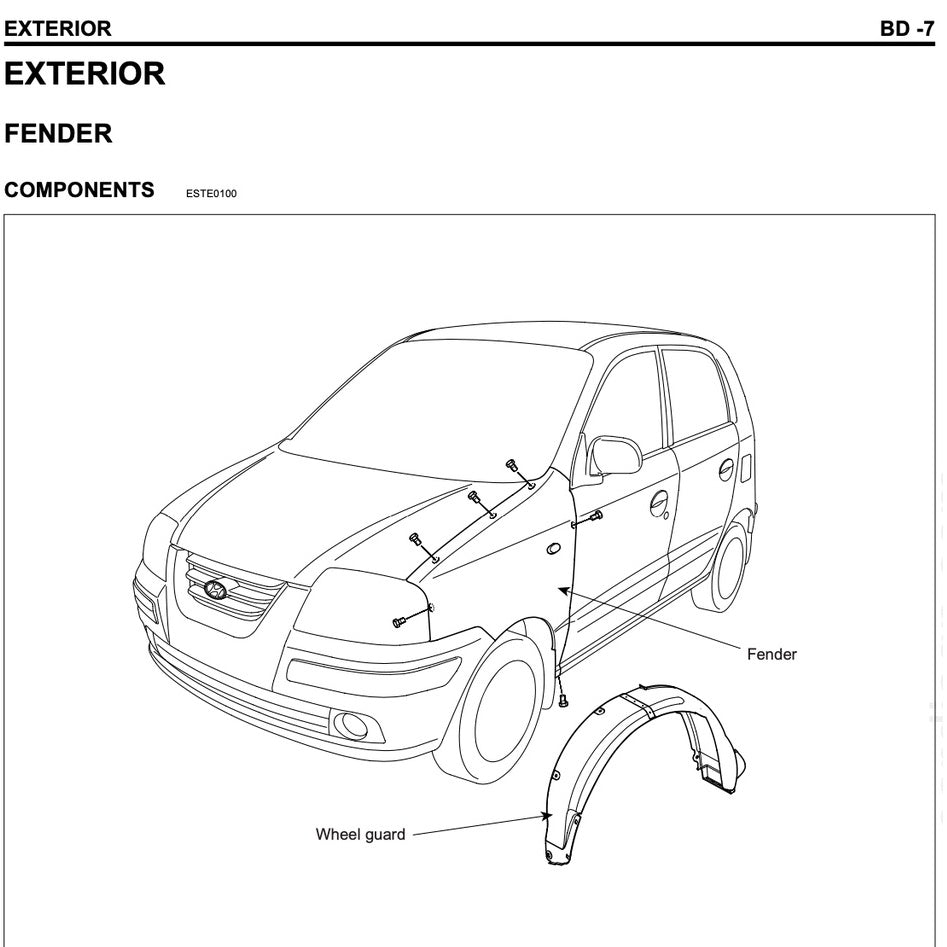 INOKOM / Hyundai ATOS PRIME 2003-2014 Full Manual Set – Repair & Maintenance Manual - page 4